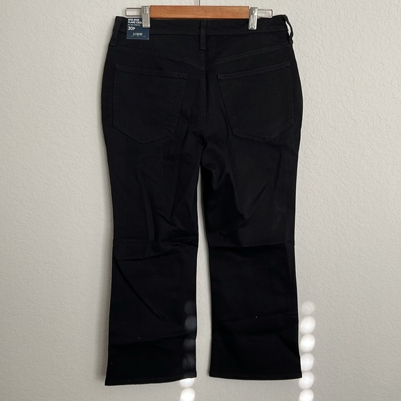 Black flare cropped jeans - Picture 2 of 2